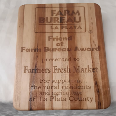Our young entrepreneur, N.Huber creates these stunning cutting boards that engrave handsomely for awards, honors and gifts</small>
<span>Engraved Cutting Board Honor
