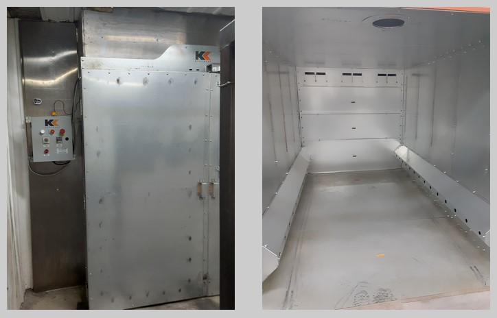 Large PowderCoating Walk-In Oven